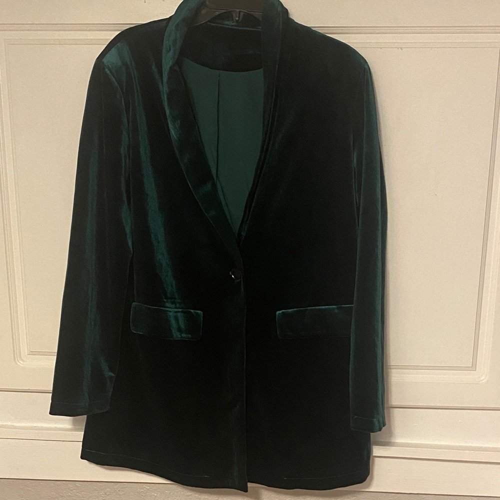 Velvet Green Jacket